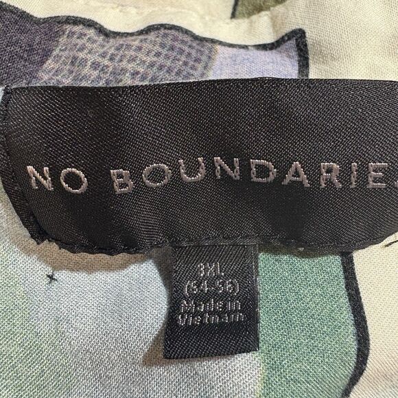 No Boundaries Graphic Shirt Mens 3XL Photo Print Summer Streetwear Y2K Vibe - Picture 4 of 8